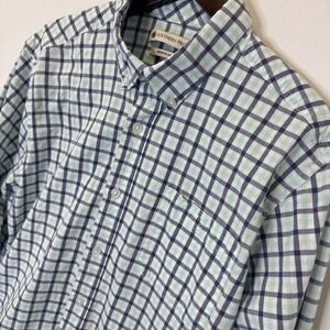 Southern Proper Men's Henning‎ Fit Button Down Plaid Shirt Size Medium